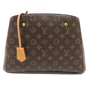 Louis Vuitton Montaigne Handbag Brown